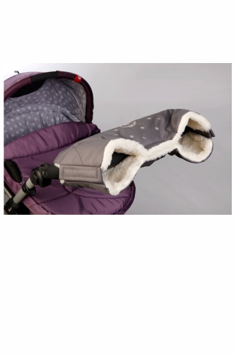 Муфта зимняя для коляски (санок) с прихватками BabyBreeze, на овчине