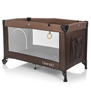 Кроватка-манеж Bambi M 3696, с сумкой для путешествий