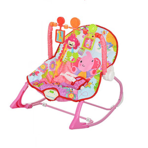 Кресло-качалка Bambi M 3239, шезлонг с вибрацией