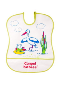 Нагрудник Canpol babies, пластиковый, мягкий