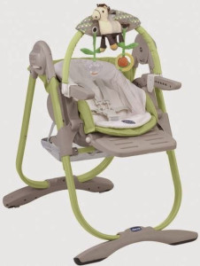 Стульчик для кормления Chicco Polly Magic, кресло для новорожденного