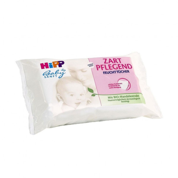 Салфетки влажные HiPP Babysanft, мягкие, очищающие, 10 шт.