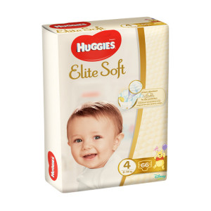 Подгузники Huggies Elite soft №4 (8-14кг) 66шт.