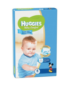 Подгузники Huggies Ultra Comfort Boy №4 (8-14кг) 50шт., для мальчиков
