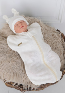 Европеленка-кокон на молнии MagBaby Wind, с шапочкой, для новорожденных, 100% хлопок