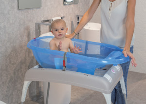 Ванночка со сливом OK Baby Onda New Style, для купания новорожденных, младенцев
