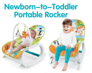 Детский шезлонг Tilly Newborn to Toddler Portable Rocker 7188/7288 3в1