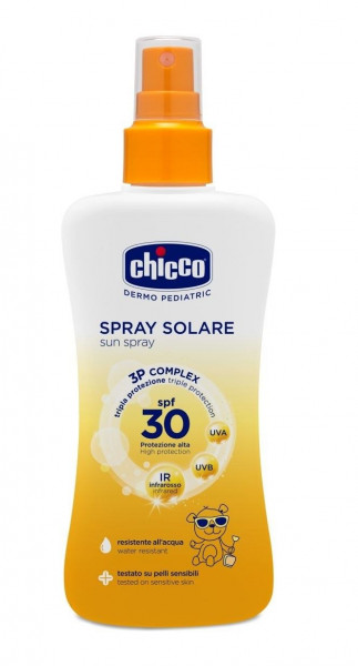 Молочко - спрей солнцезащитное Chicco Dermo Pediatric, 30 SPF, 150 мл