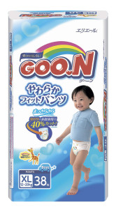 Подгузники трусики Goo.N Boys XL (12-20 кг), 38 шт., японские для мальчиков