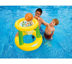 Надувная игрушка Intex Баскетбол на воде, набор: кольцо, мяч