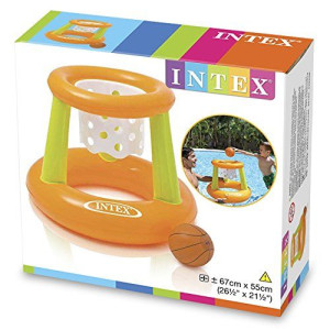 Надувная игрушка Intex Баскетбол на воде, набор: кольцо, мяч