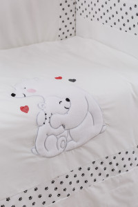 Детское постельное белье Twins Evolution Полярные медведи, постельный комплект: 7 элементов