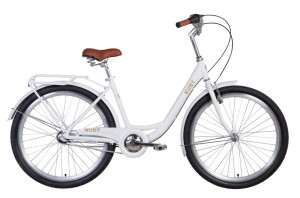 Велосипед двухколесный Velotrade Dorozhnik Ruby планетарный AL 2021, с багажником, 26 дюймов