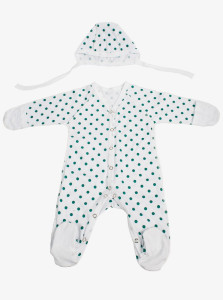 Комплект одежды для новорожденного УттиПутти, 100% хлопок, 0-3м