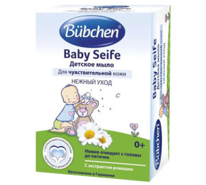 Детское мыло с ромашкой Bübchen (Бюбхен), 125 гр
