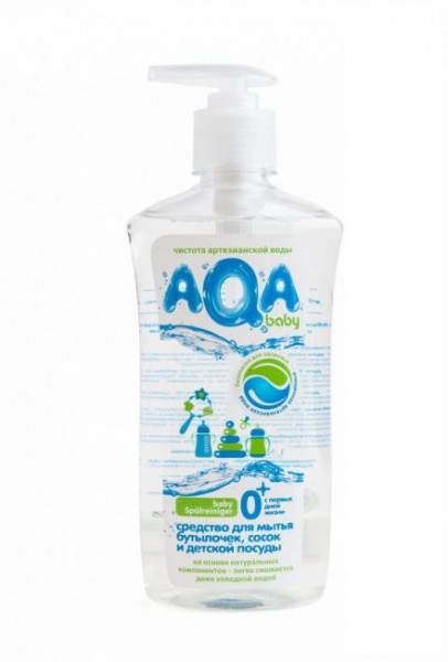 Средство для мытья детской посуды AQA Baby, 500мл