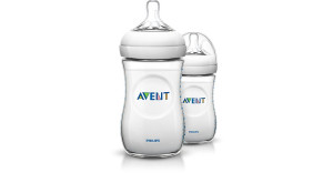Бутылочки Phillips AVENT Natural, антиколиковая, 1m+, 260мл, 2 шт.