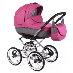 Коляска Adamex Katrina Eko - Len 2 в 1, ретро