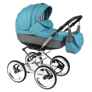 Коляска Adamex Katrina Eko - Len 2 в 1, ретро