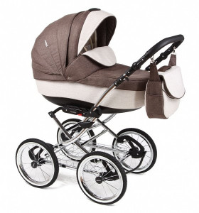 Коляска Adamex Katrina Eko - Len 2 в 1, ретро