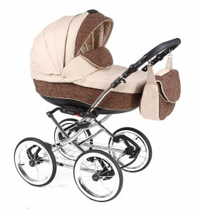 Коляска Adamex Katrina Eko - Len 2 в 1, ретро