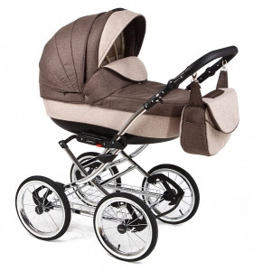 Коляска Adamex Katrina Eko - Len 2 в 1, ретро