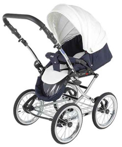 Коляска Adamex Katrina 3 в 1, ретро