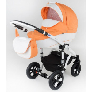 Коляска универсальная Adamex Galactic Eko, кожа,  2 в 1