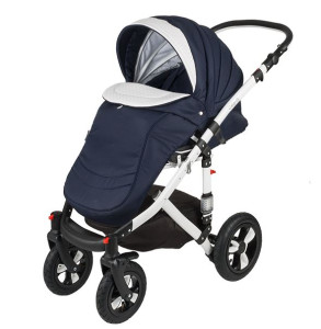 Коляска универсальная Adamex Galactic Eko, кожа,  2 в 1