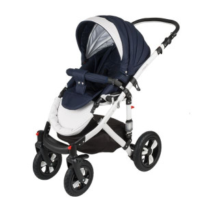 Коляска универсальная Adamex Galactic Eko, кожа,  2 в 1