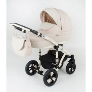 Коляска универсальная Adamex Galactic Eko, кожа,  2 в 1