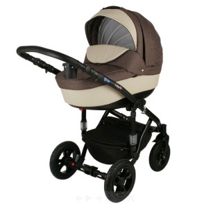 Коляска универсальная Adamex Galactic Eko, кожа,  2 в 1