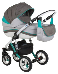 Коляска универсальная Adamex Gloria Rainbow, 2 в 1