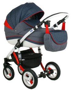 Коляска универсальная Adamex Gloria Rainbow, 2 в 1