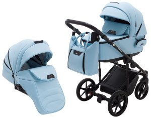 Коляска универсальная Adamex Porto Light Eco 2 в 1, кожа 100%