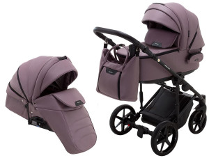 Коляска универсальная Adamex Porto Light Eco 2 в 1, кожа 100%