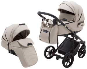 Коляска универсальная Adamex Porto Light Eco 2 в 1, кожа 100%