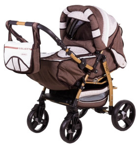 Коляска-трансформер Adamex Galaxy Drifting, с поворотными колесами