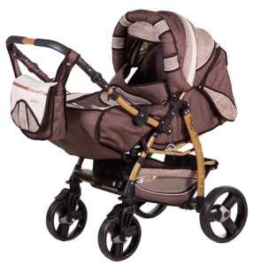 Коляска-трансформер Adamex Galaxy Drifting, с поворотными колесами