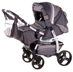 Коляска-трансформер Adamex Galaxy Drifting, с поворотными колесами