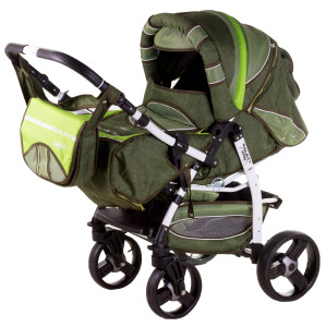 Коляска-трансформер Adamex Galaxy Drifting, с поворотными колесами