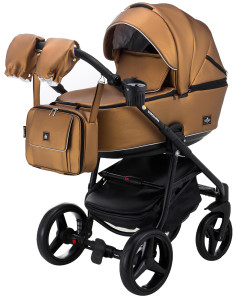 Коляска универсальная Adamex Barcelona 2 в 1, кожа 100%