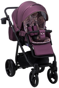 Коляска универсальная Adamex Barcelona 2 в 1, кожа 100%