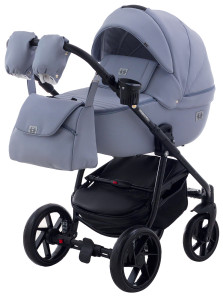 Коляска универсальная Adamex Hybryd Plus 2 в 1, кожа 100%