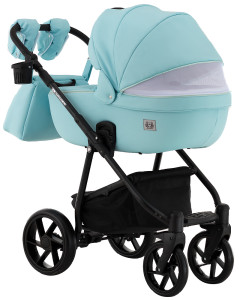 Коляска универсальная Adamex Hybryd Plus 2 в 1, кожа 100%