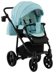 Коляска универсальная Adamex Hybryd Plus 2 в 1, кожа 100%