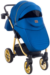 Коляска универсальная Adamex Hybryd Plus Polar 2 в 1, кожа 100%