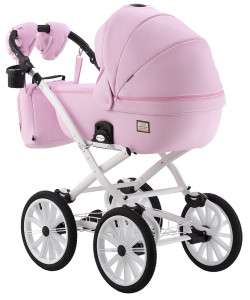 Коляска универсальная Adamex Lucianо Retro 2 в 1, кожа 100%