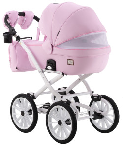 Коляска универсальная Adamex Lucianо Retro 2 в 1, кожа 100%