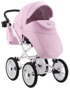 Коляска универсальная Adamex Lucianо Retro 2 в 1, кожа 100%